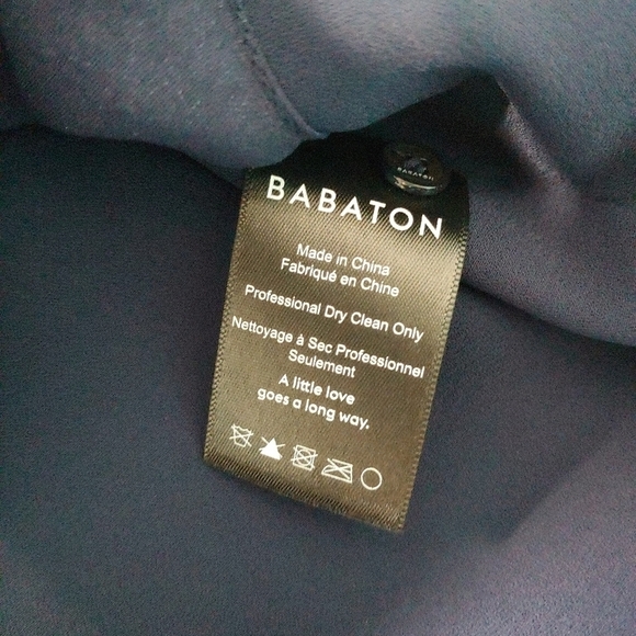 Aritzia Babaton 100% silk 3/4 sleeve button down Bennett Dress - Picture 11 of 14